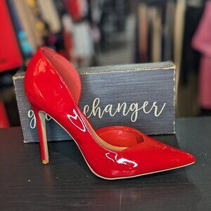 Red Patent Pump sz. 10